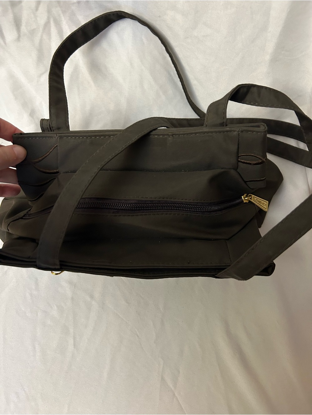 Lowency Paris Shoulder Bag with Gold Accents - Picture 8 of 11